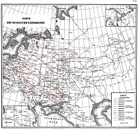 Le réseau ferroviaire russe en 1912